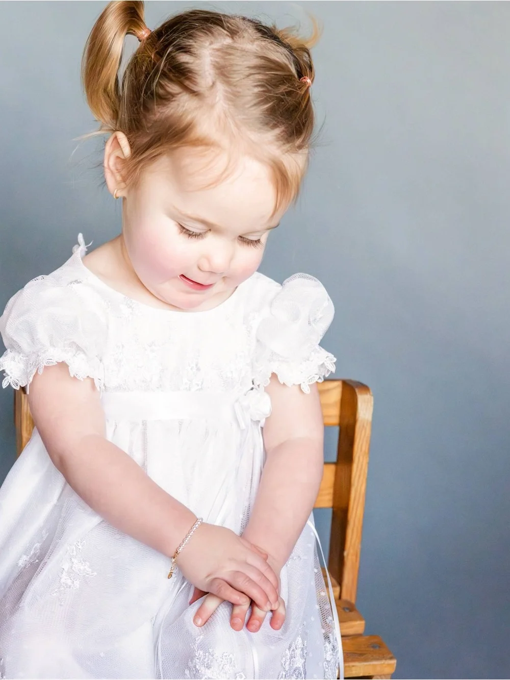 Cherished Moments Kids 14K Gold-Plated Pearl Baby Bracelet Medium 1-5 Years